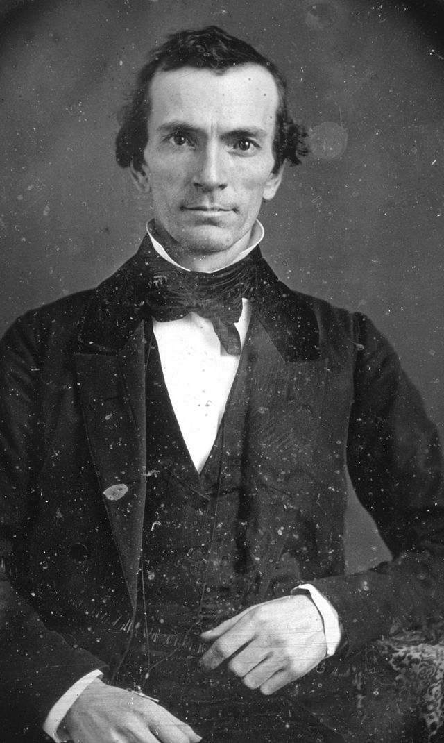 Oliver Cowdery in 1840, Daguerreotype taken by James Presley Ball Oliver Cowdery in 1840, Daguerreotype taken by James Presley Ball